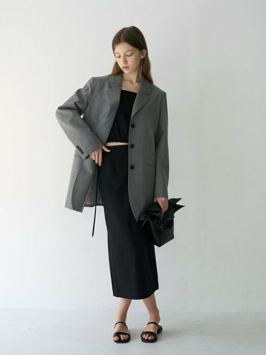 21 Spring_Ultimate Gray Overfit Single Blazer 