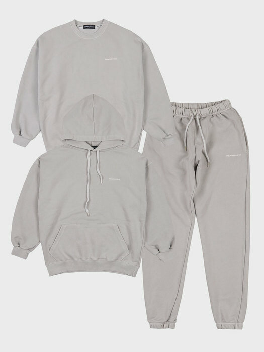 [UNISEX] DYEING THREE PIECE PACKAGE_GRAY