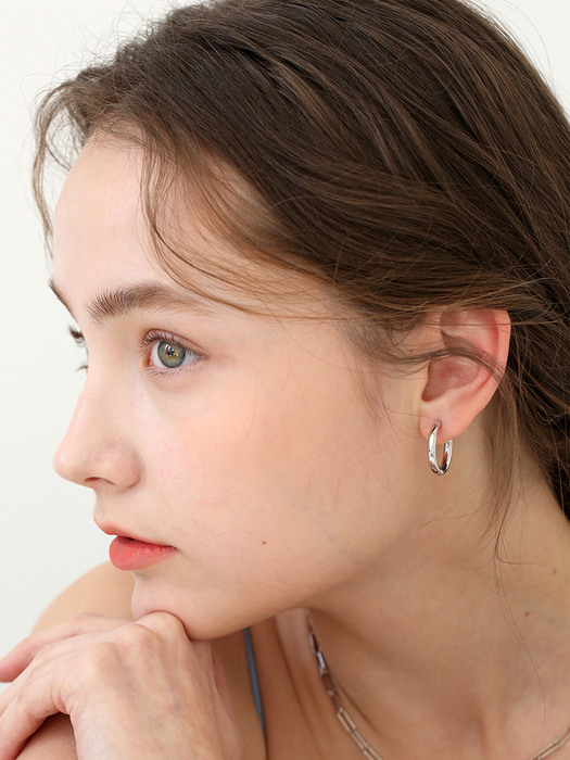 one-touch ring earring L