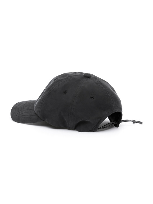 6 PANEL LOGO CAP / BLACK