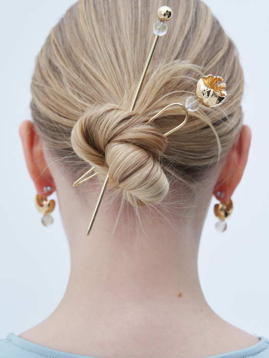 Dandelion texture hairpin