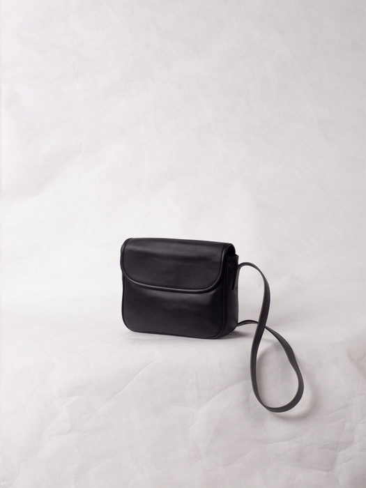 Soft leather Cross Bag Black