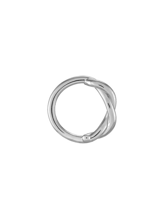 Mystique Pipe Half Ring (Sterling Silver)