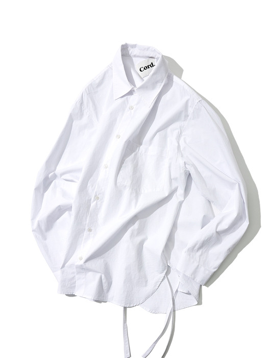 COMFORT REVICE STRAP SHIRT_WH