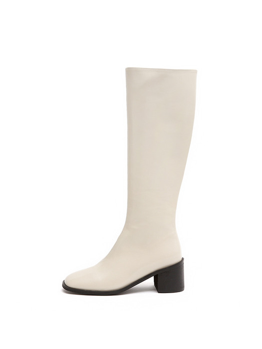 Chagall 4Color 스퀘어라인 베이직 세련된 롱 부츠 6Cm