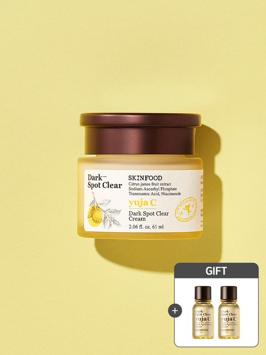[미백케어]유자씨 잡티 맑음 크림 70ml+증정(유자씨맑음토너14ml*2개)