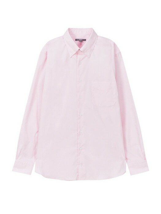 [RAUM MEN] 핑크 버튼다운 면 캐주얼 셔츠 (ROSH0F003P1)