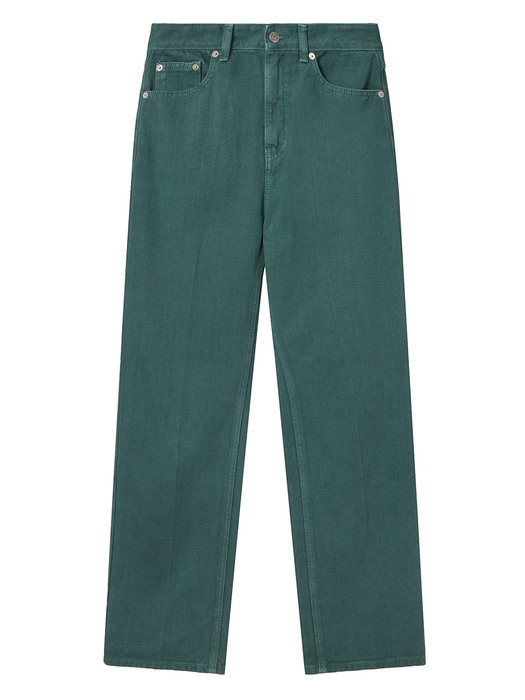 Jeanne Straight Fit dying Denim_Green
