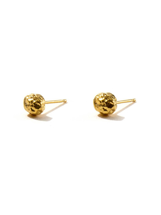 Stone stud earrings Gold