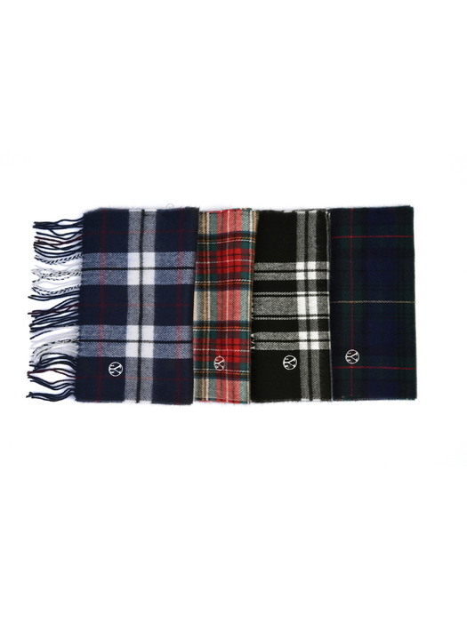 COZY CHECK MUFFLER_2COLORS