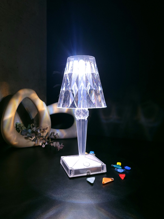 WC_LED 크리스탈 테이블 램프