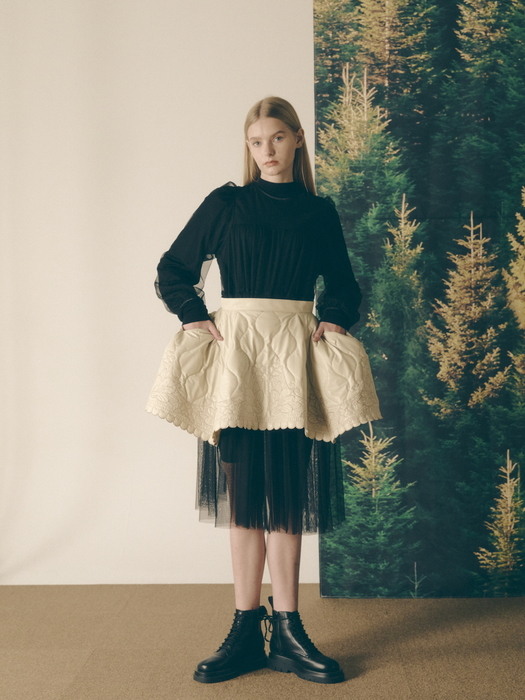 VINE FLARE SKIRT 바인 플레어 스커트 