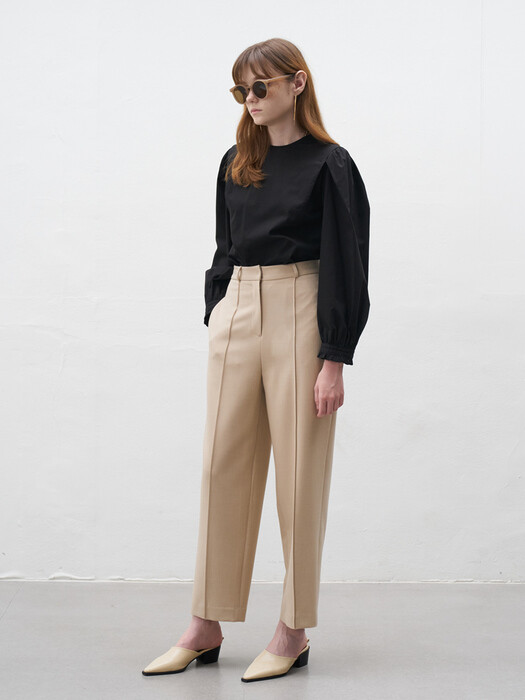 21 Fall_Beige Suit Trousers