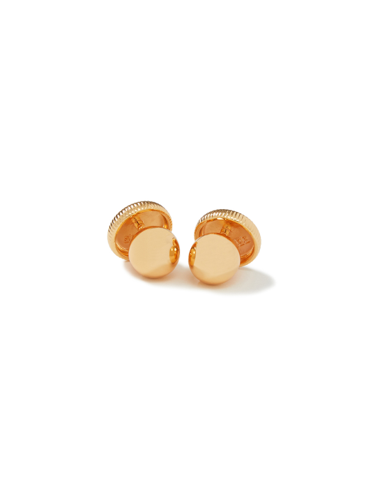UTTOU 18mm Logo Earring - Gold
