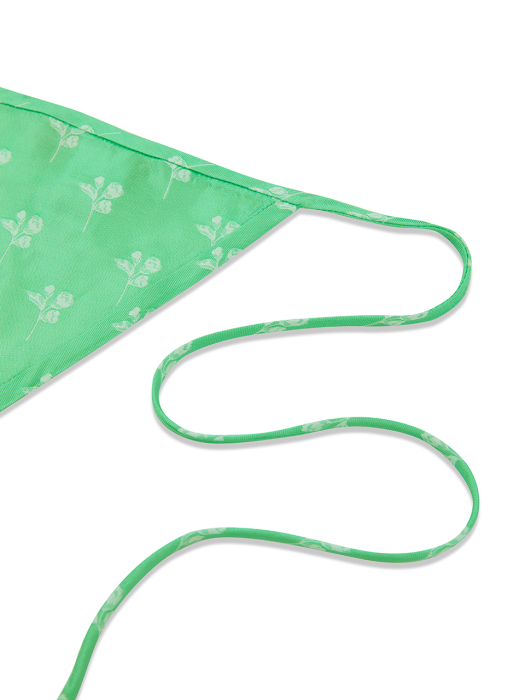 UCARF Patterned Head Scarf - Light Green