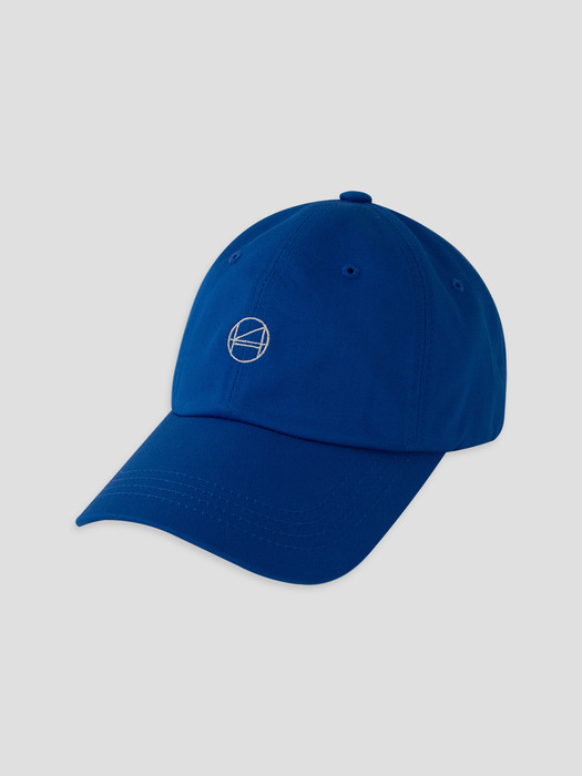 BASEBALL CAP WITH EMBROIDERED LOGO (BLUE)