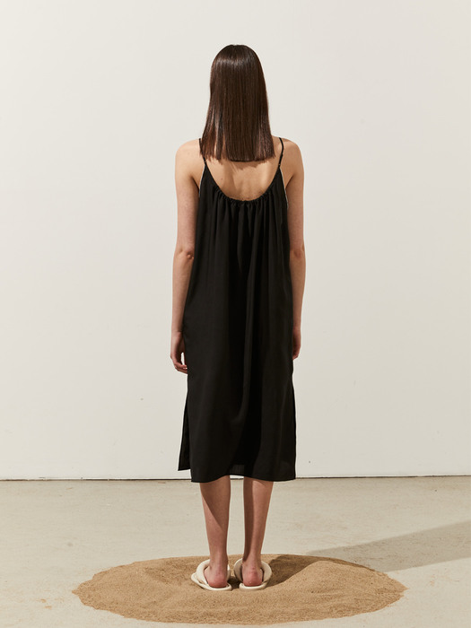 H-line Slip Dress_BLACK