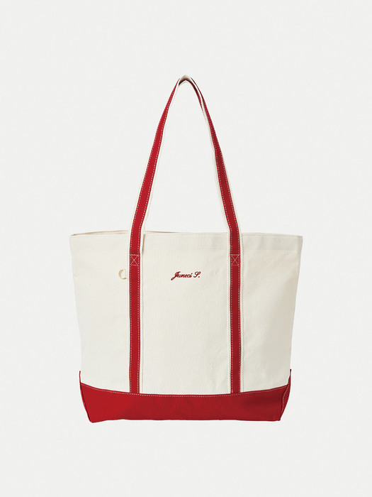 Juneci.S Standard tote bag (Natural_Red)
