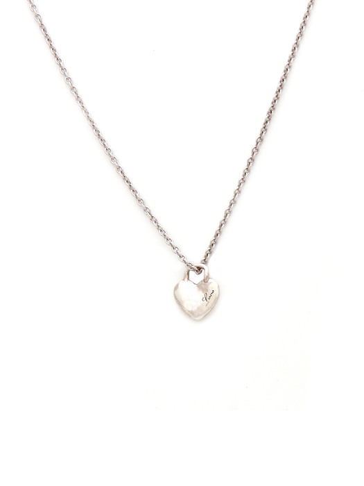 Clover n heart Silver925 Necklace