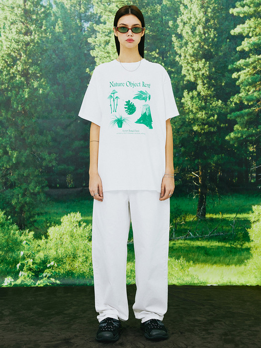 NATURE OBJECT TSHIRT-WHITE