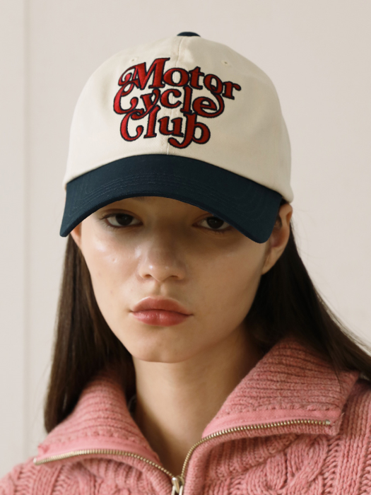 MOTORCYCL BALL CAP (IVORY)