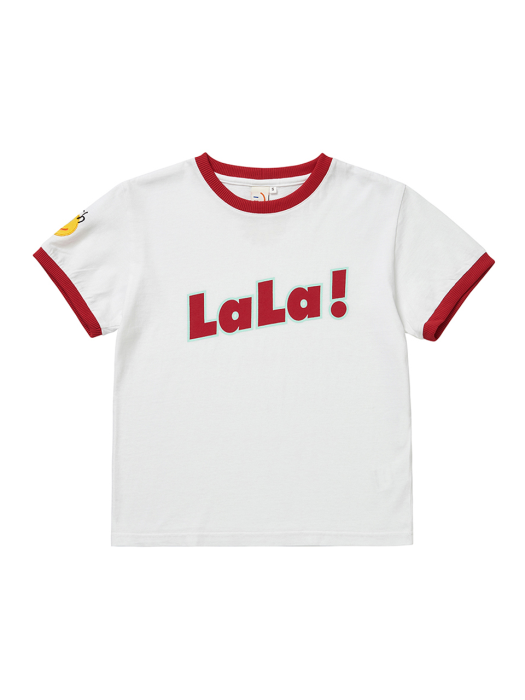 LaLa Kids Twotone T-shirt(라라 키즈 투톤 티)[Red]
