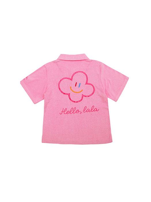 Hello LaLa Terry T-shirts(헬로 라라 테리 티셔츠)[Pink]