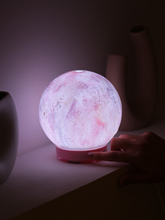 벚꽃향 로맨틱 핑크문 LED 무드등 (+프레그런스오일증정)