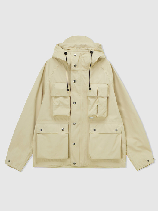 3 LAYER UTILITY JACKET_BEIGE