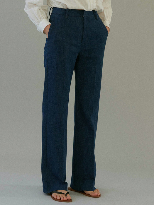 classic denim pants (classic blue)