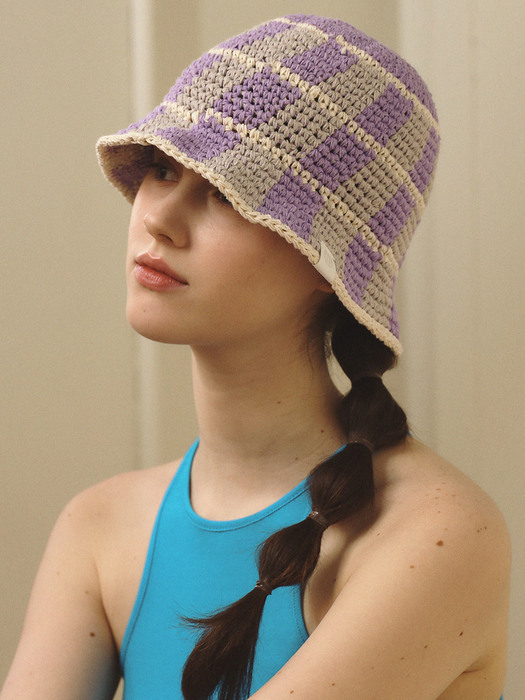 Yumi crochet bucket hat _ 2color