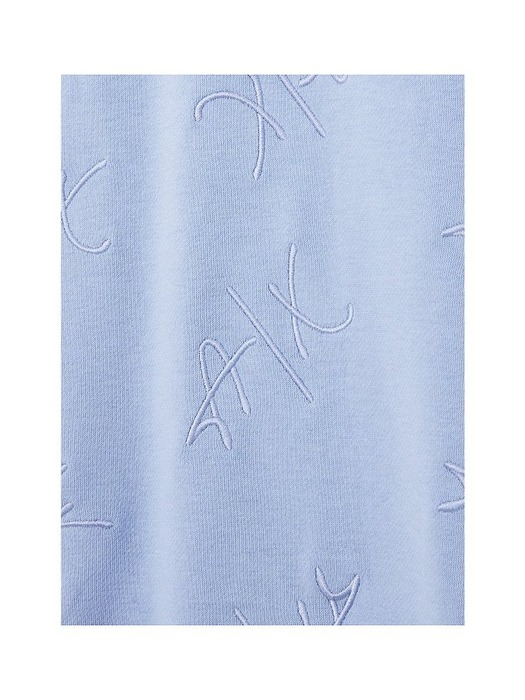 AX 여성 자수 로고 패턴 후드 티셔츠(A423131503)