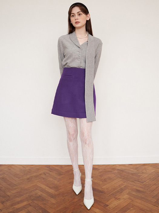 coco wool mini skirt VI