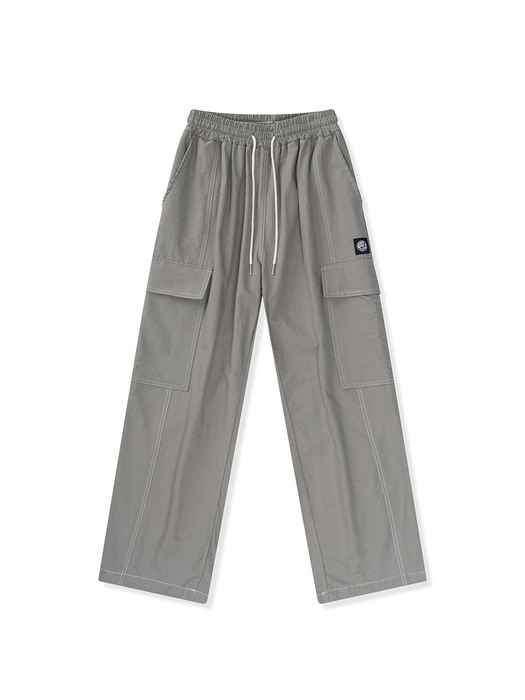 ODBC LINEN STITCH CARGO PANTS KHAKI