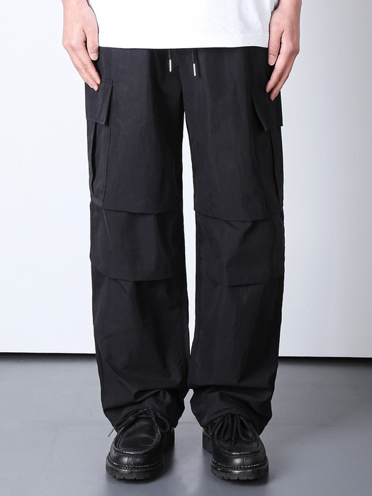 M-65 NYLON FIELD CARGO PANTS BLACK