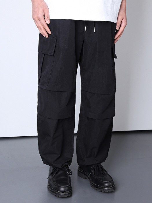 M-65 NYLON FIELD CARGO PANTS BLACK