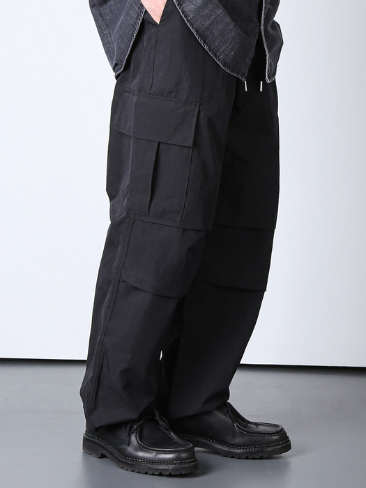 M-65 NYLON FIELD CARGO PANTS BLACK