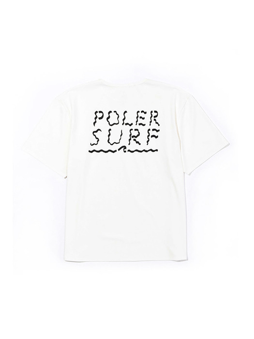 POLER SURF TEE WHITE