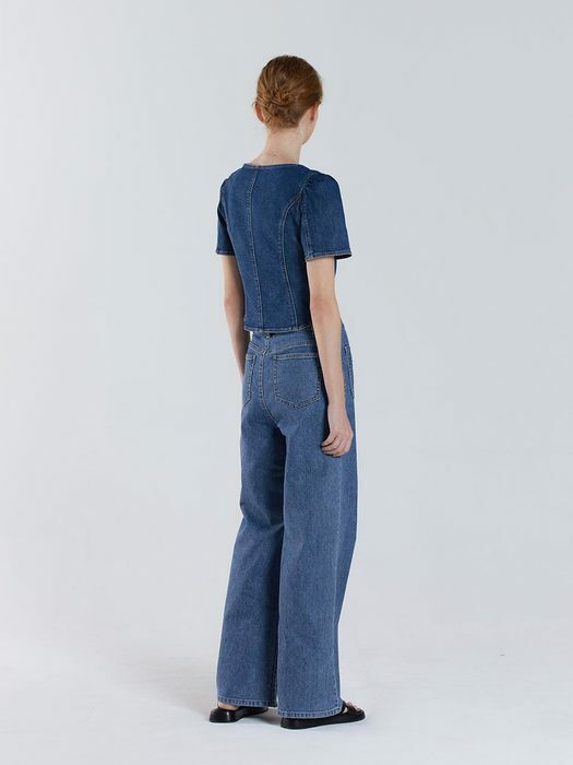 Front Poket Straight Denim Pants KJ3ML2320_22