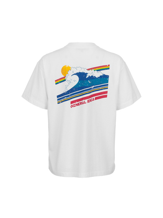 UNISEX 서핑 반팔 티셔츠 [WHITE] / SBC2U01019