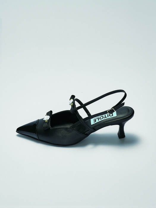 Loanna slingback shoes Black