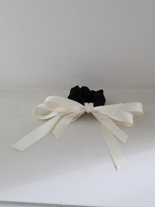 kitsch ribbon scrunchie (3color)