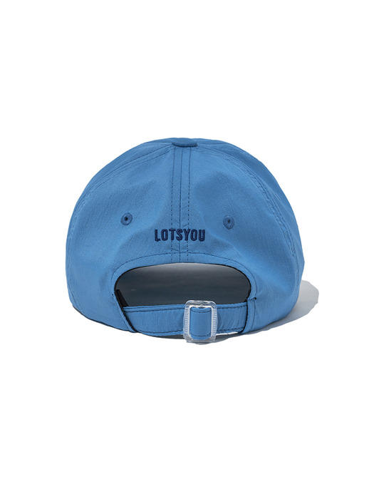 lotsyou_Tropical nylon ball cap Blue