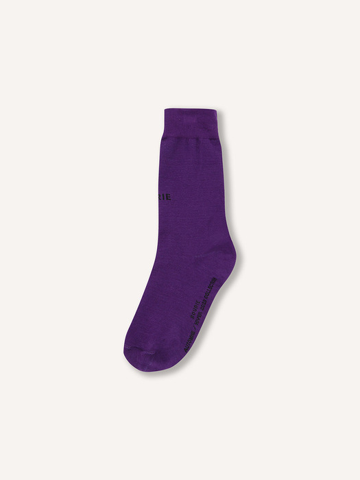 Bourie Basic Socks_Purple