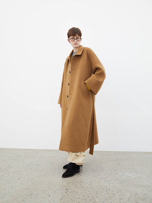 RAGLAN WOOL COAT (2COLORS)