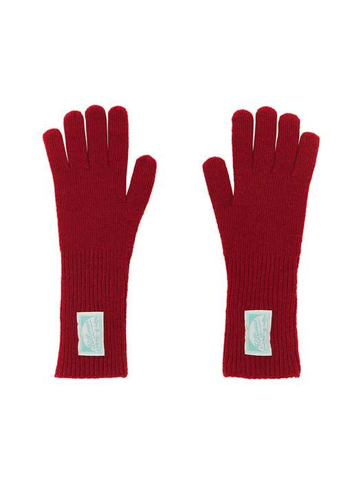 [선물포장] Killiman wool gloves - Judy Red