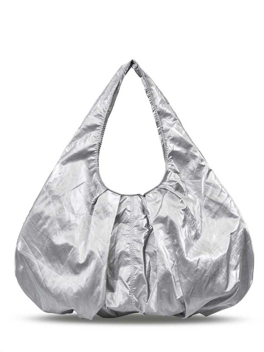 Rustling shoulder bag [Silver]