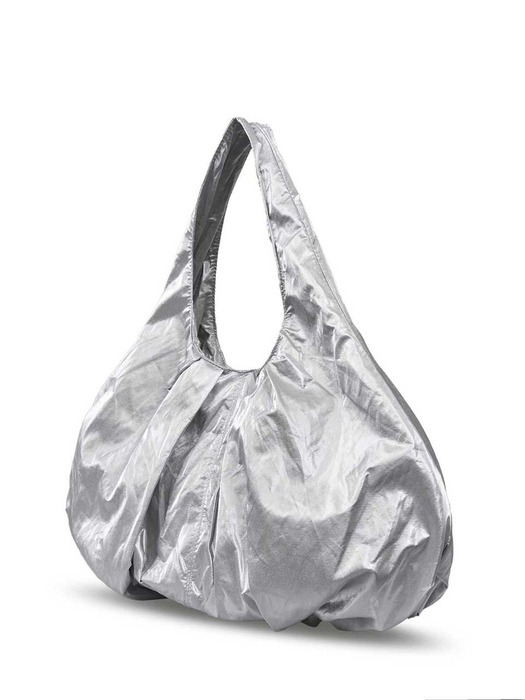 Rustling shoulder bag [Silver]