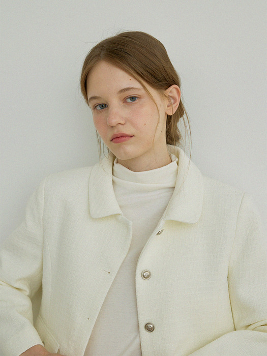 Perri tweed jacket (Ivory)