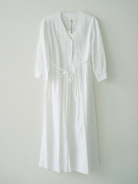 Aster dress, white (inner slip set)